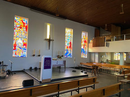 Einblick in die Lutherkirche Neumünster