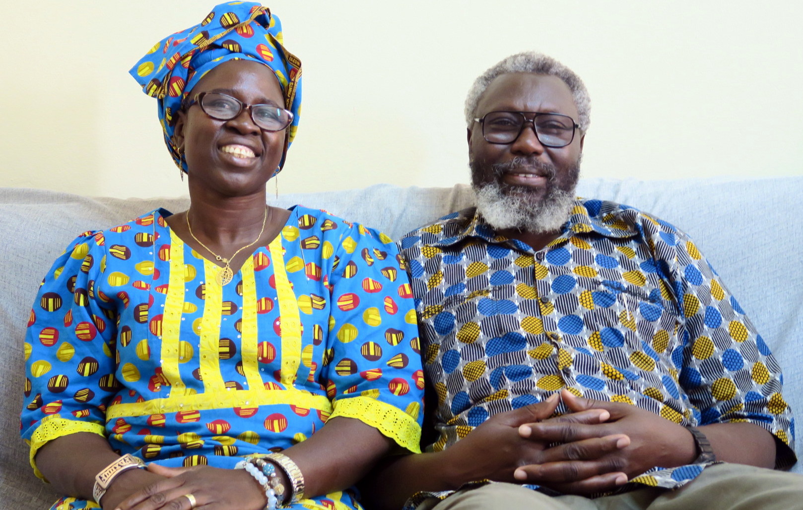 Pastor Malick Fall und seiner Frau Feluine Diouf Fall